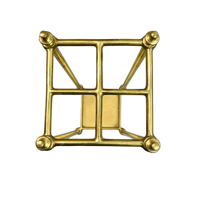 Vintage Traditional English Country House Style Brass Umbrella or Stick Stand For Sale - Image 12 of 16