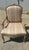 French Vintage Carved Faux Tree Branch Arm Chair Attributed to A. Rudin For Sale - Image 3 of 9