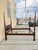 Vintage Georgian Federal Style Mahogany Four Poster Rice Carved Queen Sz Bed For Sale - Image 10 of 16