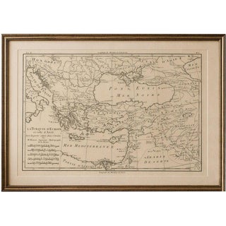 Antique Map of the Ottoman Empire, 1780 For Sale