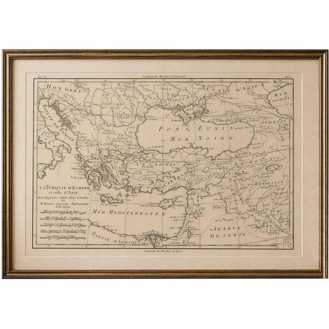 Antique Map of the Ottoman Empire, 1780 For Sale