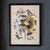 Wood Pair of Framed Bird and Botanical Prints by Arthur Singer Mockingbird and Goldfinch For Sale - Image 7 of 16