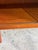 Vintage Danish Modern Teak Cabinet Glass Door Bookcase Media Console For Sale - Image 9 of 9