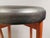 Teak Bar Stools with Black Imitation Leather Seats and Chrome-Plated Metal Footrests from Spøttrup Møbelfabrik, Denmark, 1960s, Set of 4 For Sale - Image 9 of 11