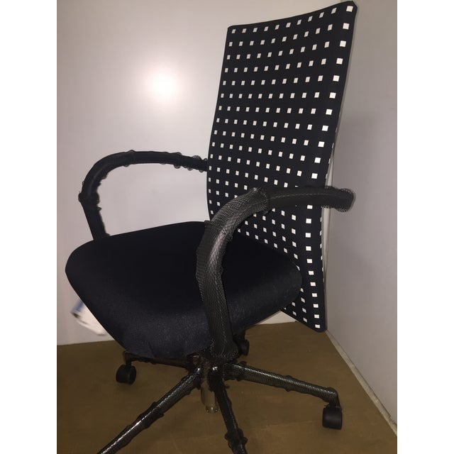 Vitra Ac 1 High Back Swivel Executive Armchair With Girard Fabric Chairish