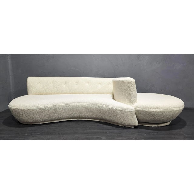 Mid 20th Century Sofa and Swivel Chair, Attributed to Vladimir Kagan For Sale In Dallas - Image 6 of 10