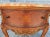 Antique Victorian Carved Inlaid Table With Pink Marble Top For Sale - Image 4 of 11