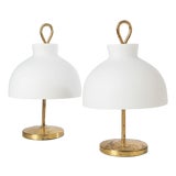 Vintage LTA3 Arenzano Small Model Table Lamp in Brass by Ignazio Gardella for Azucena, 1950s For Sale