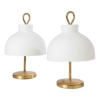 Vintage LTA3 Arenzano Small Model Table Lamp in Brass by Ignazio Gardella for Azucena, 1950s For Sale