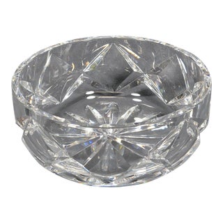 Vintage Saint-Louis French Hand-Cut Crystal Centerpiece Bowl, 20th Century For Sale