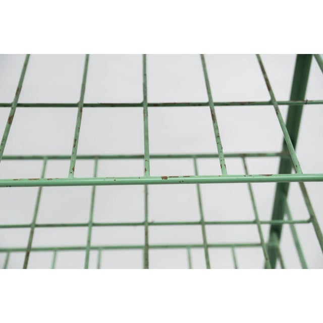 1960s Industrial Boltless Shelving in Metal Steel with Seven Shelves, 1950s For Sale - Image 5 of 10