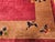 Vintage Chinese Art Deco Hand-Knotted Rug, Floral Motif, Wool, 1900s, 9' x 12' For Sale In Chicago - Image 6 of 18