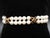White 1990s Mikimoto Estate Akoya Pearl Double Strand Bracelet 6.5" 14k Gold 5.5 mm For Sale - Image 8 of 9