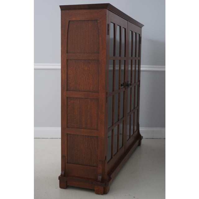 Age: C.2011 Details: Finish No.32 Gus Commemorative Bookcase High Quality Construction Arts & Crafts Style Condition:...