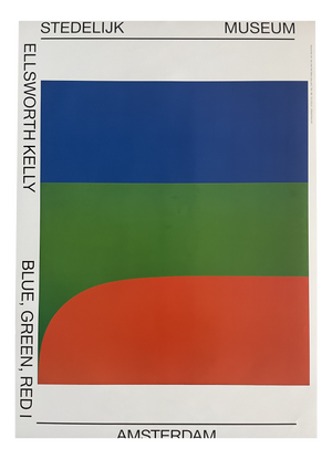 Blue, Green, Red I Exhibition Poster after Ellsworth Kelly