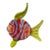 20th Century Murano Glass Fish Figure For Sale