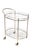 Mid Century Hollywood Regency Rolling Bar Serving Cart For Sale - Image 11 of 12