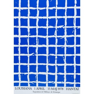 Tables Poster by Simon Hantai For Sale