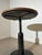 Industrial Round Bistro Table with Wooden Top For Sale - Image 4 of 6