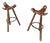 Vintage Spanish Bar Stools, 1960s, Set of 2 For Sale