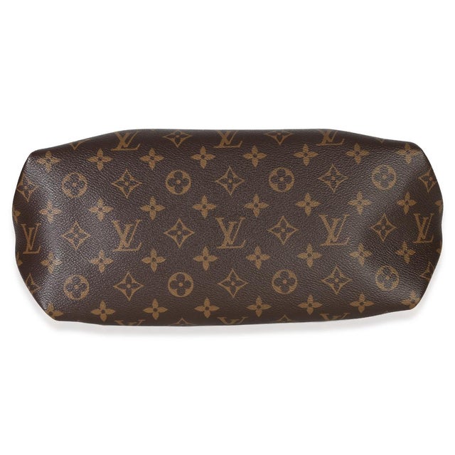 2010s Monogram Canvas Flower Zipped Tote MM For Sale - Image 5 of 7