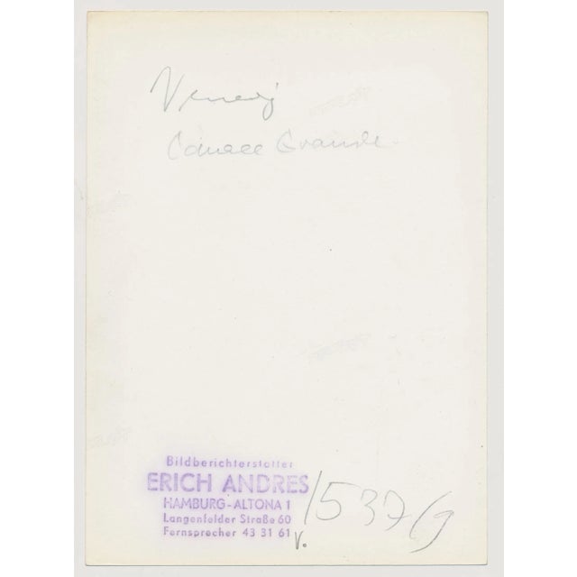 Erich Andres, Venice, Gondola on Water, 1955, Silver Gelatine Print For Sale - Image 3 of 5