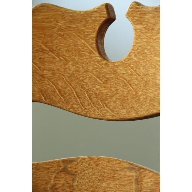 Wood Vintage Razorblade High Back Dining Chairs by Henning Kjærnulf, Denmark, 1960s, Set of 6 For Sale - Image 7 of 18
