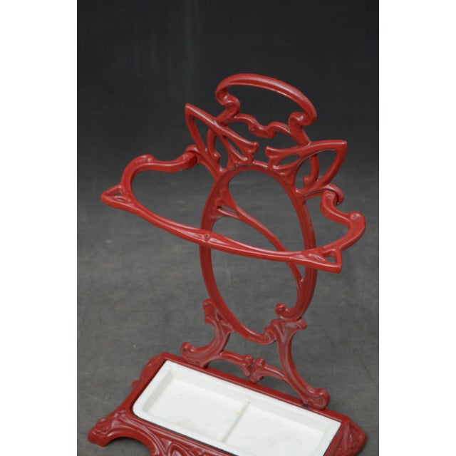 Antique Art Nouveau Umbrella Stand For Sale - Image 5 of 8