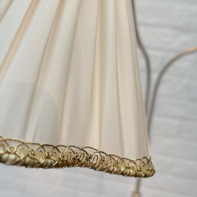 Swedish Modern Floor Lamp in Brass and Teak, Sweden, 1930s For Sale - Image 15 of 17