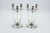 Silver Candlesticks with Circular Bases, Set of 2 For Sale - Image 4 of 4