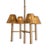 Malibu Rattan Four-Arm Pendant For Sale In Chicago - Image 6 of 6