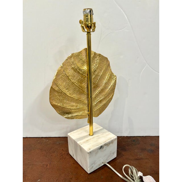 2010s John Richard Modern Leaf Lamp For Sale - Image 5 of 5