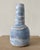 Abstract Motif Bottle Vase in Blue and White For Sale - Image 4 of 6