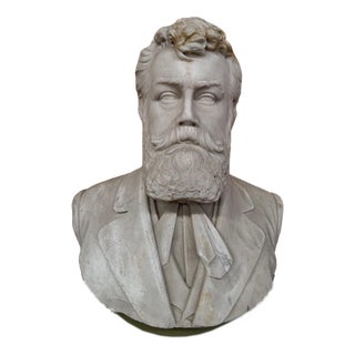 Unknown Artist, Male Bust, 19th Century, Marble For Sale