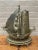 Vintage German Brass Sailing Ship Nightlight | an English Coastal Curiosity For Sale - Image 10 of 12