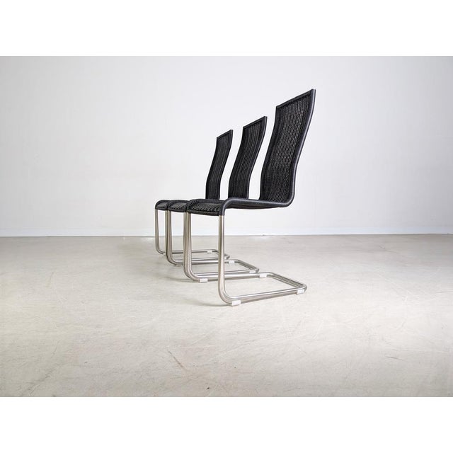 Black B20 Cantilever Chairs by Jean Prouve for Tecta, Set of 3 For Sale - Image 4 of 12