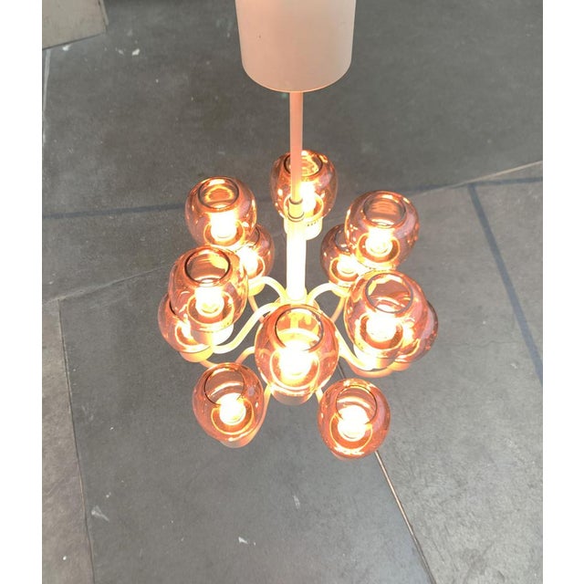 Mid-Century Swedish T527 Chandelier by Hans-Agne Jakobsson for Hans-Agne Jakobsson AB, 1960s For Sale - Image 11 of 18