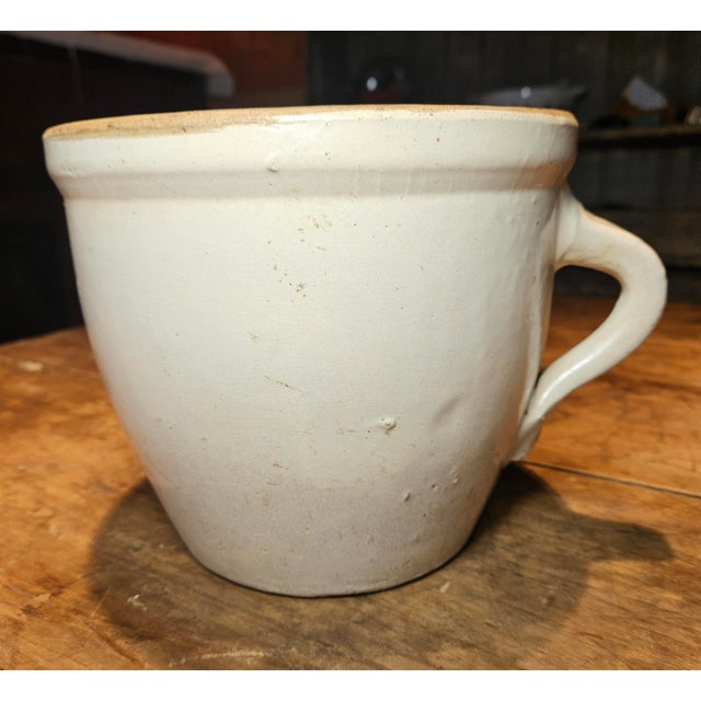 French French "Confit" Crock With Handle For Sale - Image 3 of 12