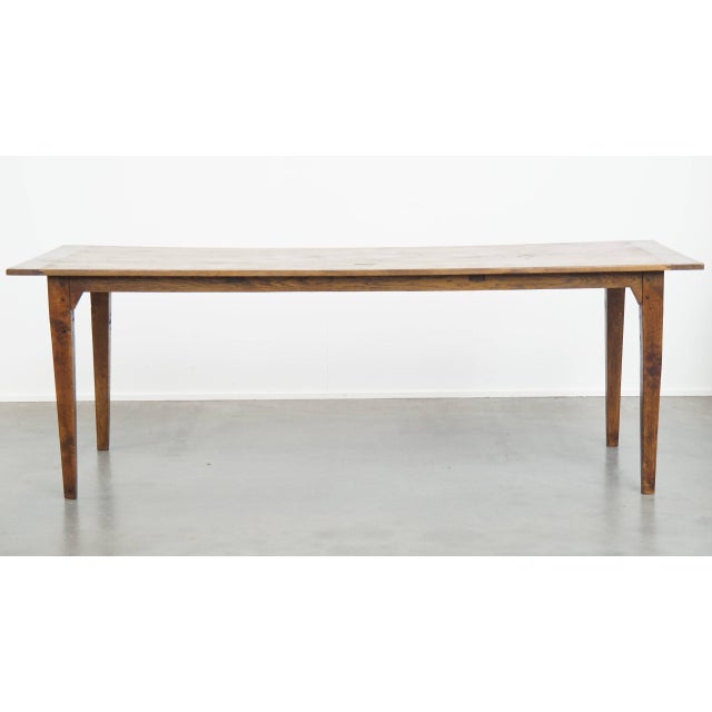 Antique French Oak Dining Table For Sale - Image 4 of 14