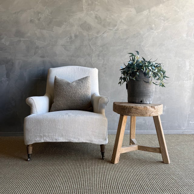 The Elm Wood Wheel Tables are solid, statement-making side tables crafted from natural elm. Each table is completely...