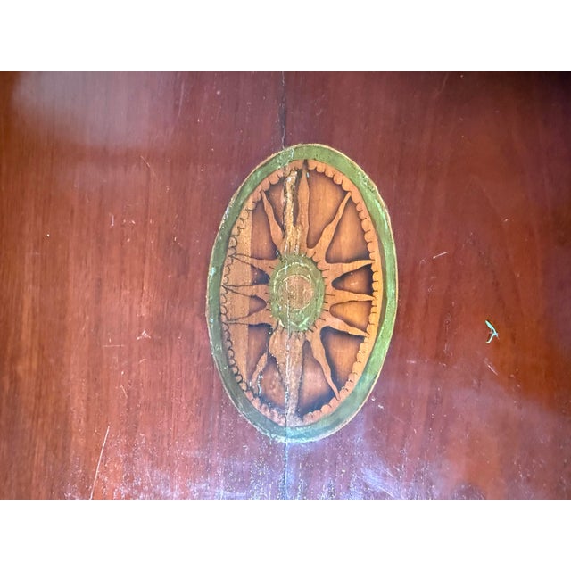Early 1800s George III Mahogany Inlaid British Sideboard For Sale - Image 11 of 12