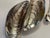 Metal Vintage Silver Mussel Salt and Pepper Holder With Spoons - 3 PCS For Sale - Image 7 of 11