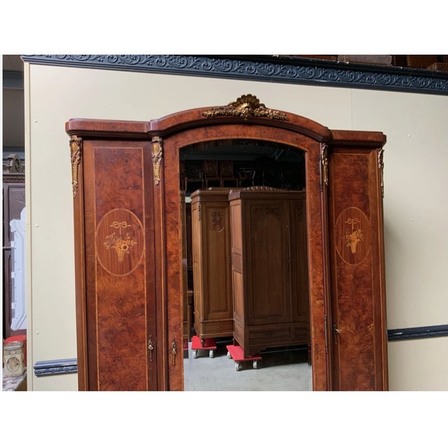 Antique Art Nouveau Wardrobe, 1910 For Sale - Image 9 of 12