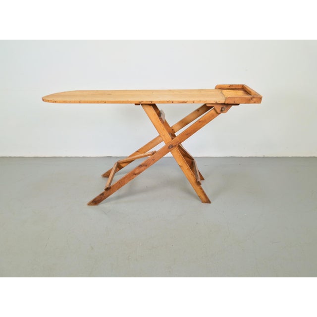 Antique Wooden Folding Ironing Board, 1920s For Sale - Image 9 of 9