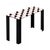Metal Festa Mobile Coco Console Table in Powder-Coated Aluminum by Altreforme For Sale - Image 7 of 8