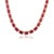 Contemporary 1980s Inspired 27.47 Ct Ruby Statement Necklace With Diamonds in 14k Solid Gold For Sale - Image 3 of 15