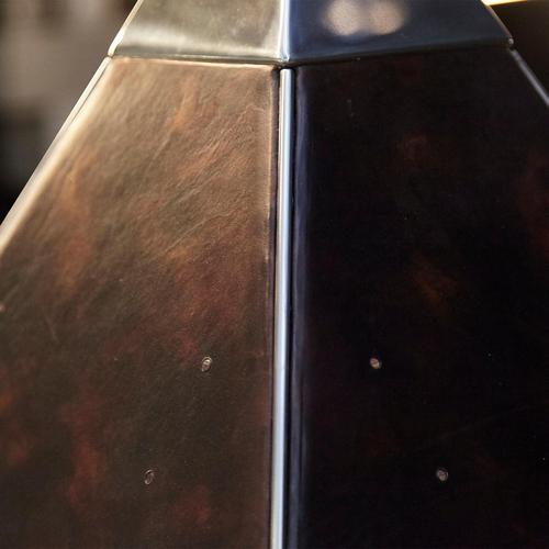 Animal Skin Leather Starry Pyramid by Oscar Tusquets, 2018 For Sale - Image 7 of 18