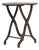 Mid 20th Century France Chinoiserie Tan Wood Side Table For Sale