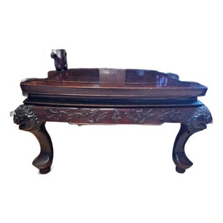 Antique Chinese Rosewood Horseshoe Armchairs, Pair, Late 19th Century For Sale