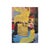 Vibrant energy defines this oil painting. Bold strokes intersect in a dynamic dance of color. Bright yellow dominates the...